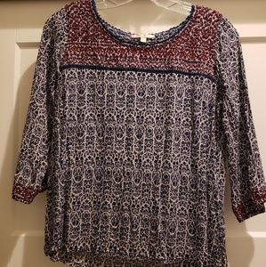 Skies are Blue blouse